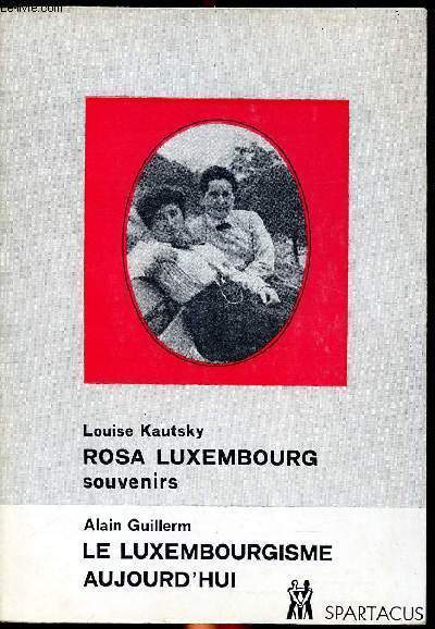 Rosa Luxembourg Souvenirs, Le luxembourg d'aujourd'hui