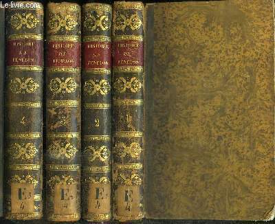 HISTOIRE DE FENELON, ARCHEVEQUE DE CAMBRAI COMPOSEE SUR LES MANUSCRITS ORIGINAUX - 4 TOMES EN 4 VOLUMES : TOME 1+2+3+4