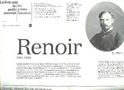 Le petit journal des grandes expositions Renoir 1841-1919 Expo du 16 mai au 2 septembre 1985 aux Galeries nationales du Grand palais.