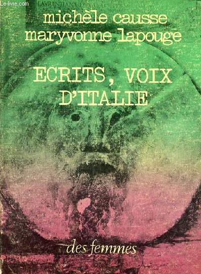 Ecrits, voix d'Italie Collection des femmes
