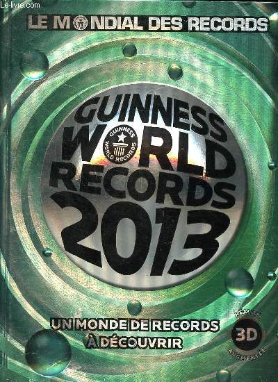 Le mondial des records Guinness world records 2013