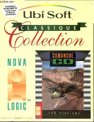 Coffret de jeux pour PC Comanche CD Ubi Soft Classique collection