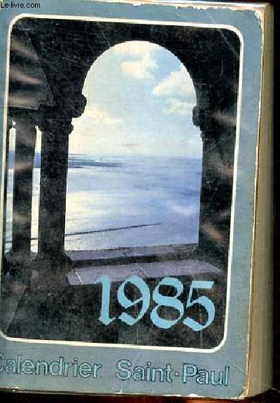 Calendrier Saint Paul 1985