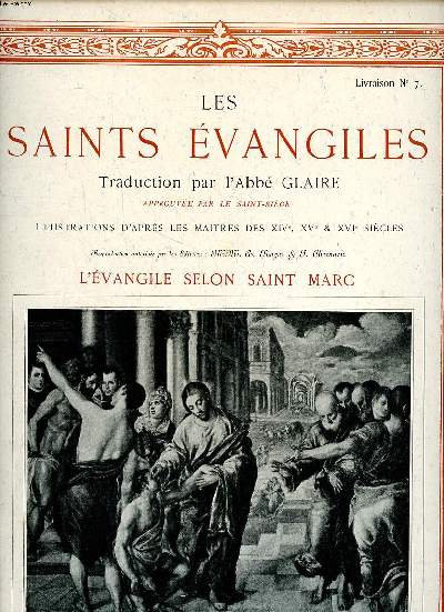Les Saints vangiles Livraison N7 L'vangile Selon Saint Marc