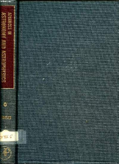 Advances in astronomy and astrophysics Volume 6