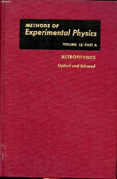 Astrophysics Volume 12 Part A: Optical and infrared