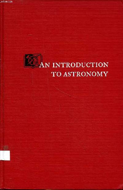 An introduction to astronomy sixth edition