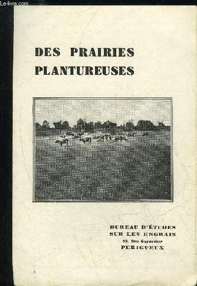 DES PRAIRIES PLANTUREUSES