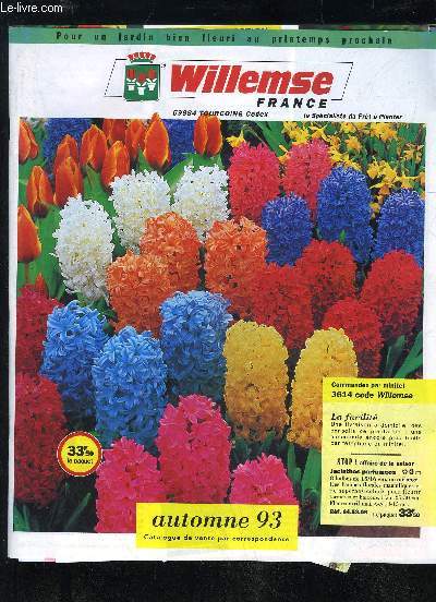 CATALOGUE WILLEMSE FRANCE AUTOMNE 1993