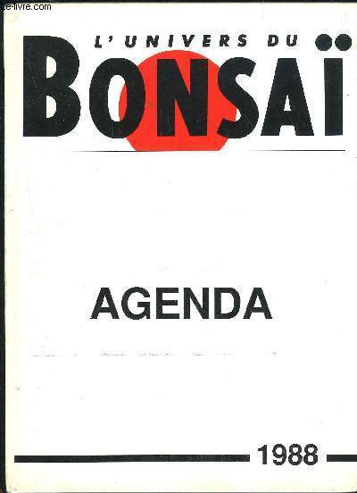 L'UNIVERS DU BONSAI - AGENDA 1988
