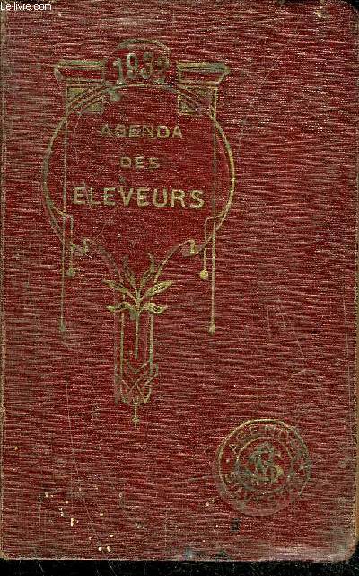 AGENDA DES ELEVEURS 1932 25E ANNEE.