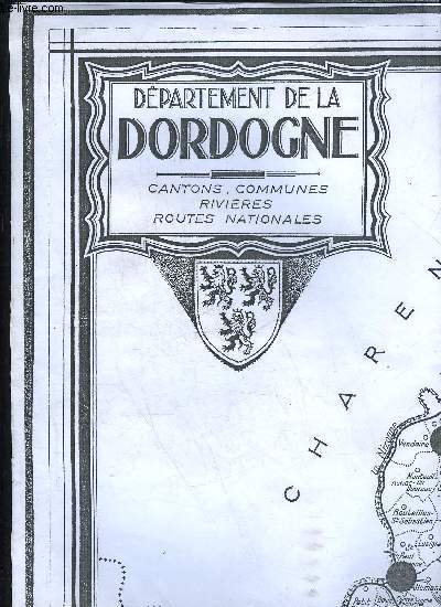 CARTE DE LA DORDOGNE