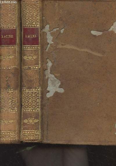Oeuvres de Jean Racine - Tomes I et II - Edition strotype