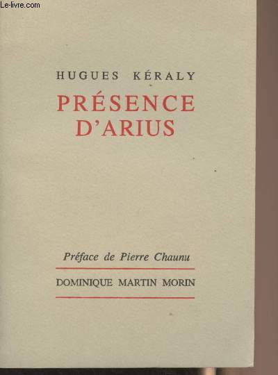Prsence d'Arius