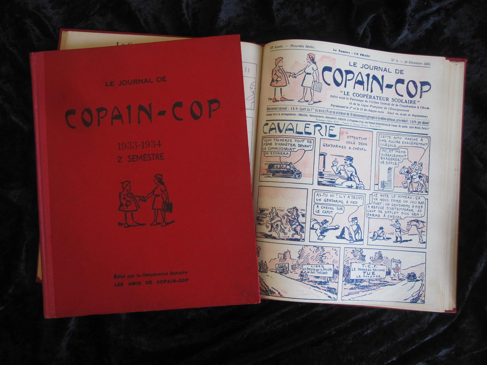 Le Journal de Copain-Cop. 1933-1934, 1er et 2e trimestre. Du N 1 (1er Octobre 1933) au N 20 (15 Juillet 1934). 