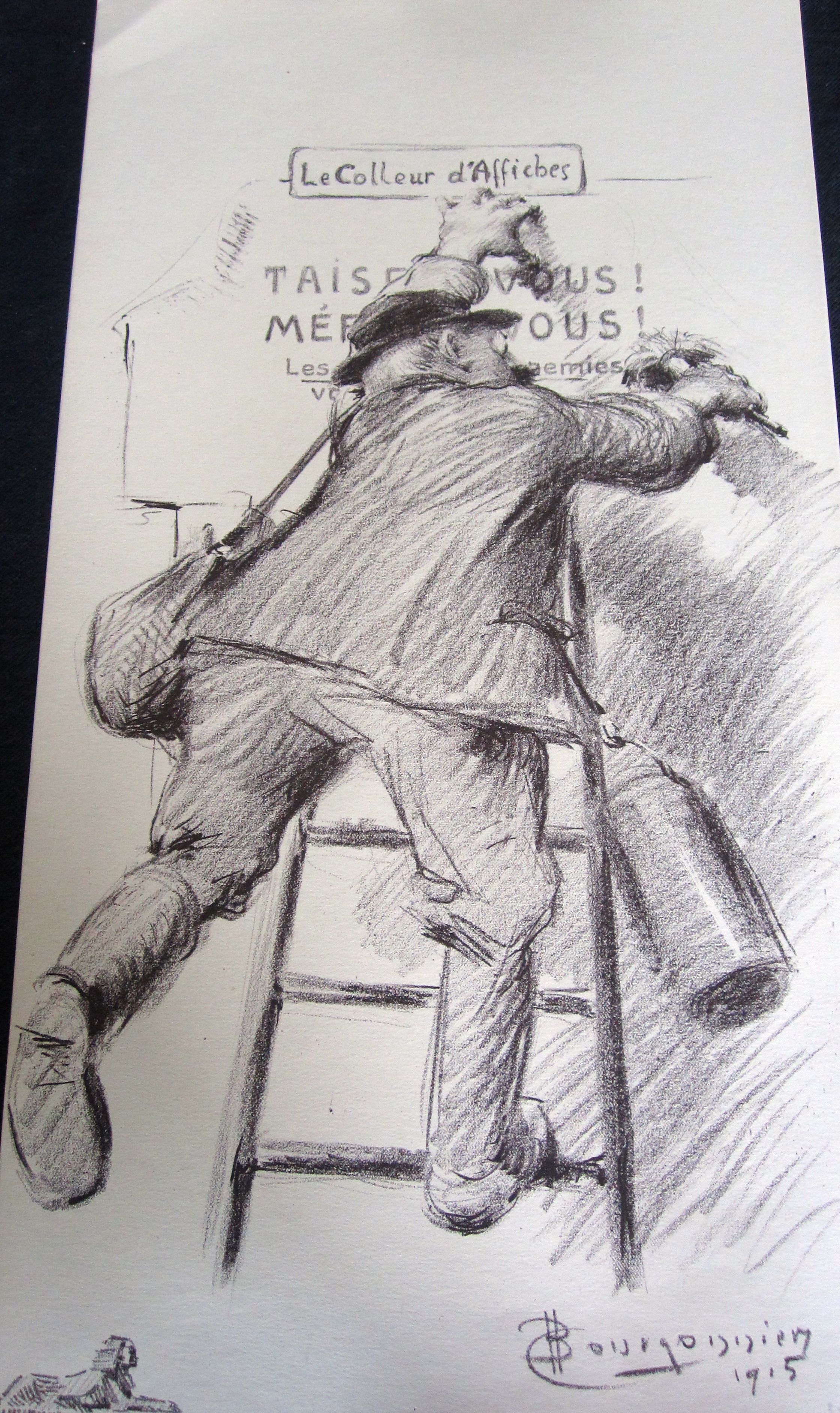 Le Colleur d'Affiches. 1915.