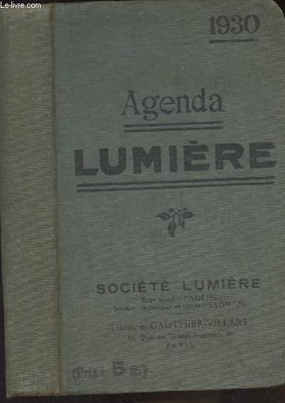 Agenda Lumire - 1930