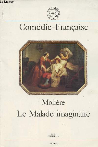 Comdie-Franaise n189 - Fvrier 1991 - Molire, Le malade imaginaire