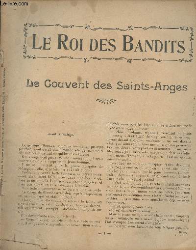 Cartouche, Le roi des bandits - n30 Le couvent des Saints-Anges