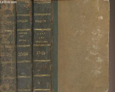 Oeuvres compltes de Berquin - Tomes 17, 18, 23, 24, 25, 26 (6 tomes en 3 volumes)