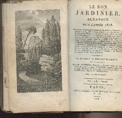 Le bon jardinier, almanach pour l'anne 1818