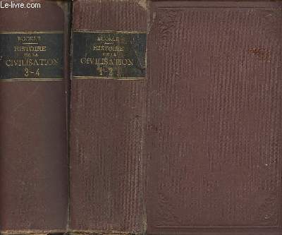 Histoire de la civilisation en Angleterre - 4 tomes en 2 volumes