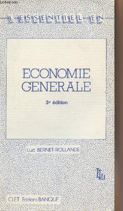 Economie gnrale - 
