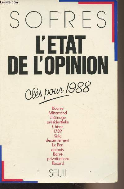 L'Etat de l'opinion, cls pour 1988