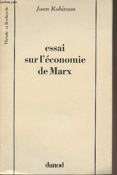 Essai sur l'conomie de Marx - 