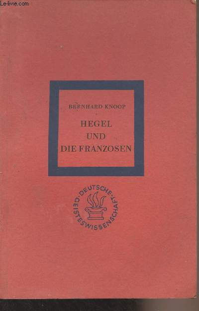 Hegel und die franzosen - 