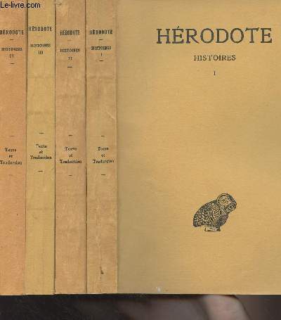 Hrodote, histoires en 4 tomes - Collection 