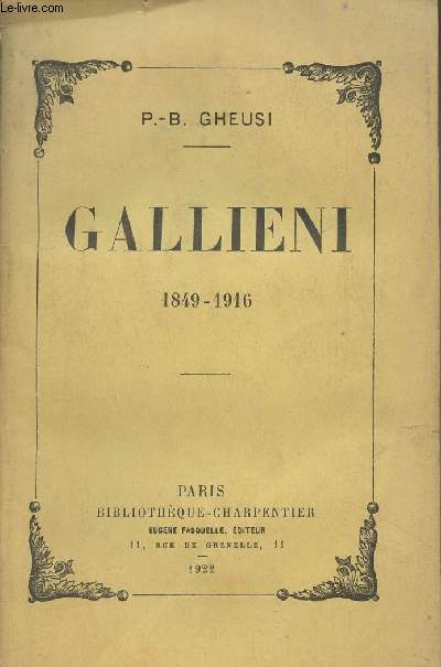 Gallien 1849-1916