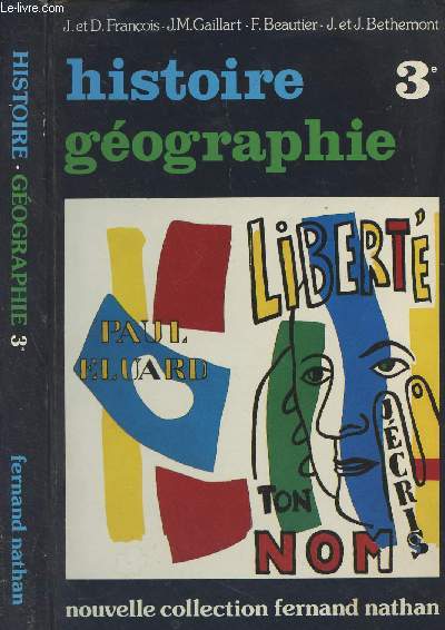 Histoire gographie - 3e - Nouvelle collection Fernand Nathan