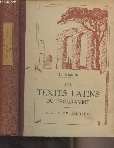 Les textes latins du programme - Classe de seconde