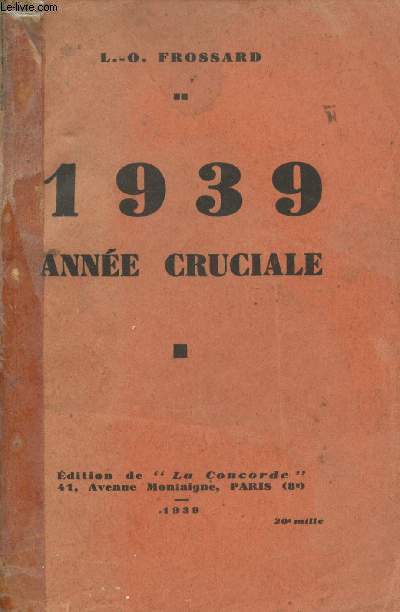 1939 anne cruciale