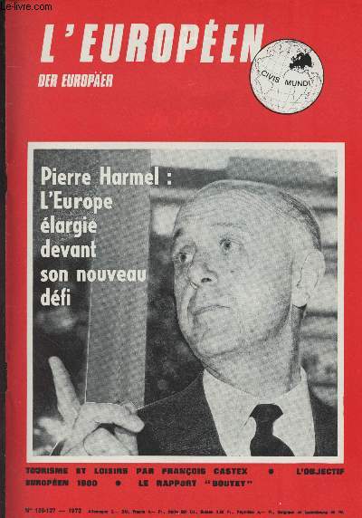 L'Europen - Der europer n126-127 - 1972 - L'Europe  neuf, nouveau 