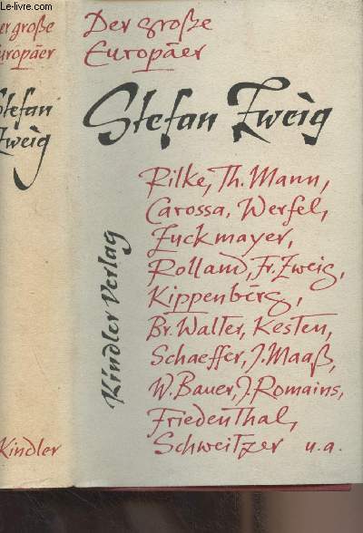 Der grosse Europer Stefan Zweig