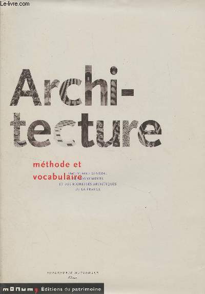 Architecture, mthode et vocabulaire - 