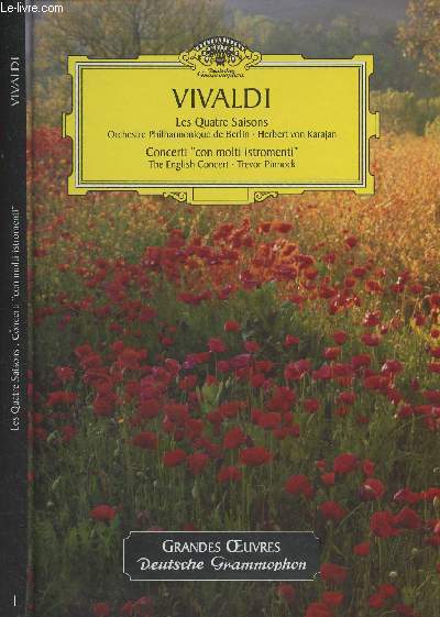 Antonio Vivaldi - Les quatre saisons, L'Estro armonico - Orchestre philarmonique de Berlin Herbert von Karajan - Concerti 