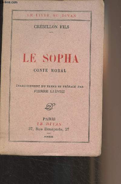 Le Sopha, conte moral - 