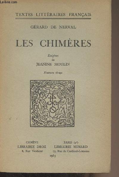 Les chimres - Exgses de Jeanine Moulin - 
