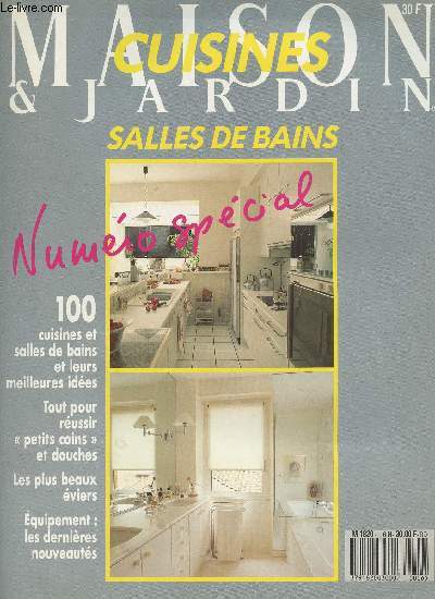 Maison & Jardin - Hors srie Cuisines - Salles de bains n6 Automne 1987 -