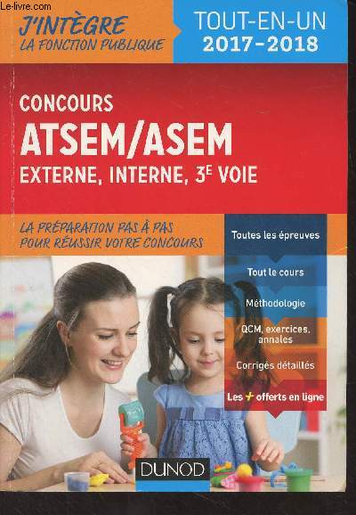 Concours ATSEM/ASEM, externe, interne, 3e voie - 