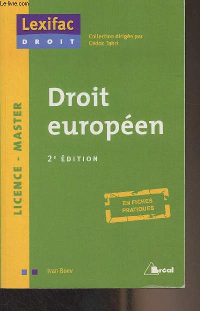 Droit europen - 2e dition (En fiches pratiques) - 