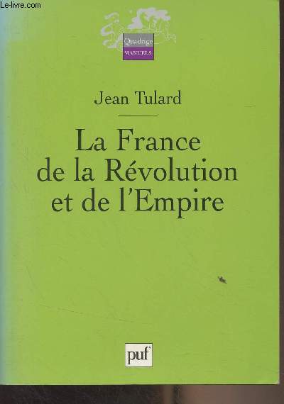 La France de la Rvolution et de l'Empire - 
