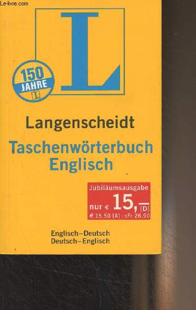 Langenscheidt - Taschenwrterbuch Englisch, Englisch-Deutsch/Deutsch-Englisch