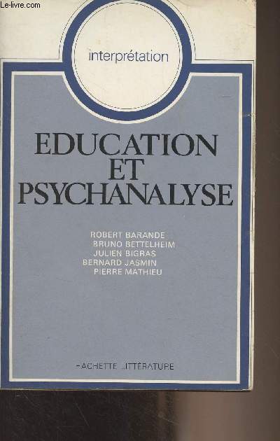 Education et psychanalyse - 