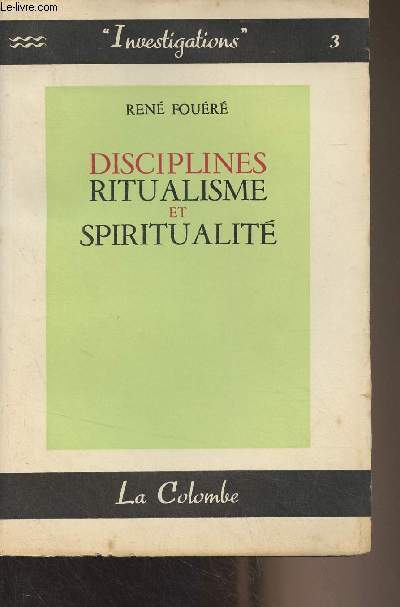 Disciplines ritualisme et spiritualit - 
