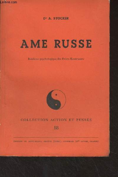 Ame russe (Ralisme psychologique des Frres Karamazov) - Collection 