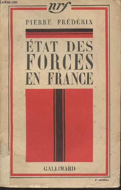 Etat des forces en France - 2e dition